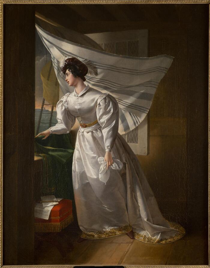 Anonymous, The Duchess of Berry leaving for exile, 1830, Oil on canvas, 65,5 X 50,5 cm<br/> &copy;  madd-bordeaux