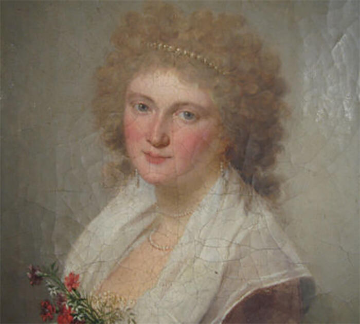 Portrait (dit) de Madame Gentil de St Alphonse, 4ème quart du XVIIIème siècle, Legs Lenoir (1979)<br/> &copy;  madd Bordeaux - L. Gauthier