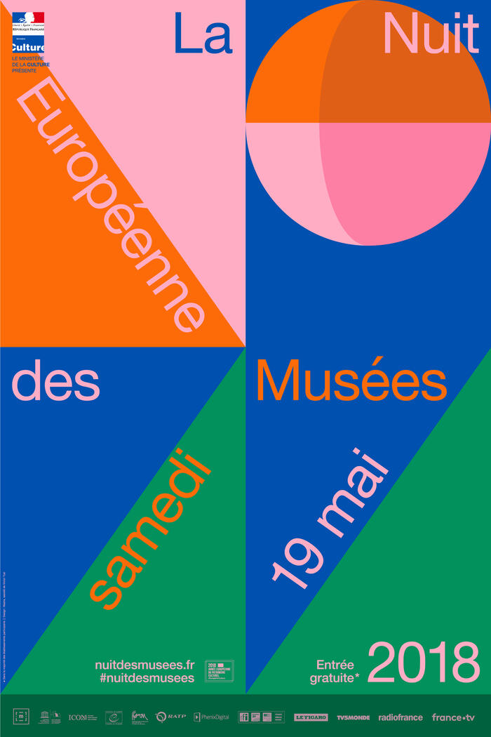 Poster European Museum Nighte 2018<br/> &copy;  Akatre, assisted by Victor Tual