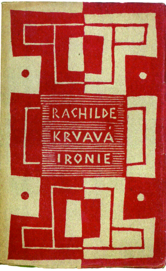 Josef Čapek, couverture pour Krvavá ironie (La sanglante ironie) de Rachilde Éd. Aventinum, Prague, 1921<br/> &copy; Collection Pierre Ponant